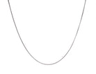 .95mm Sterling Silver Adjustable Box Chain