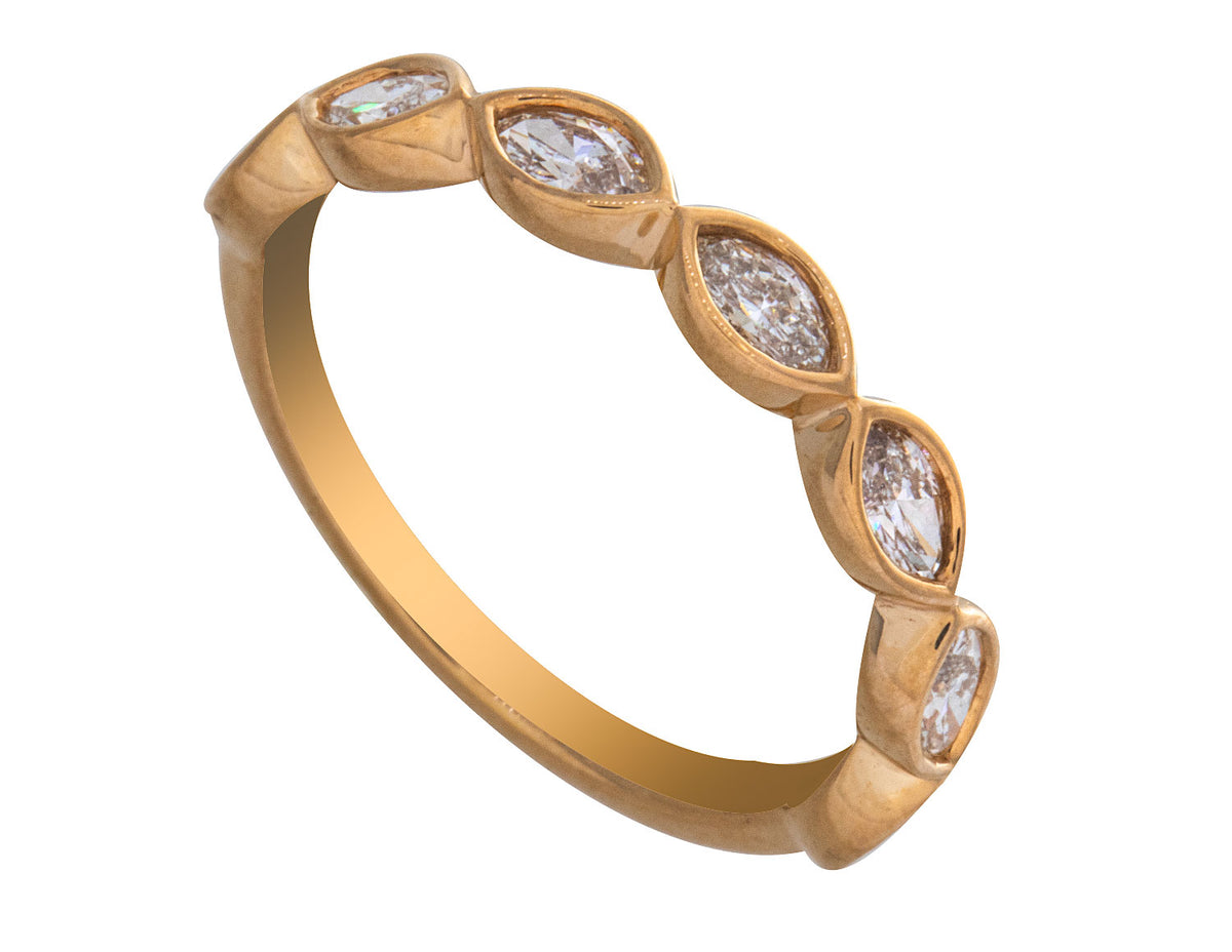 3/4ct. t.w. Diamond Anniversary Ring in 14K Yellow Gold