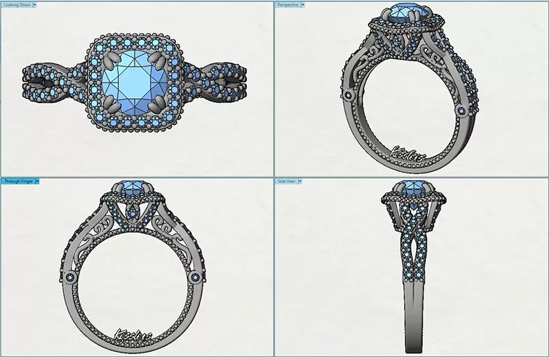 Custom design process step: design rendering