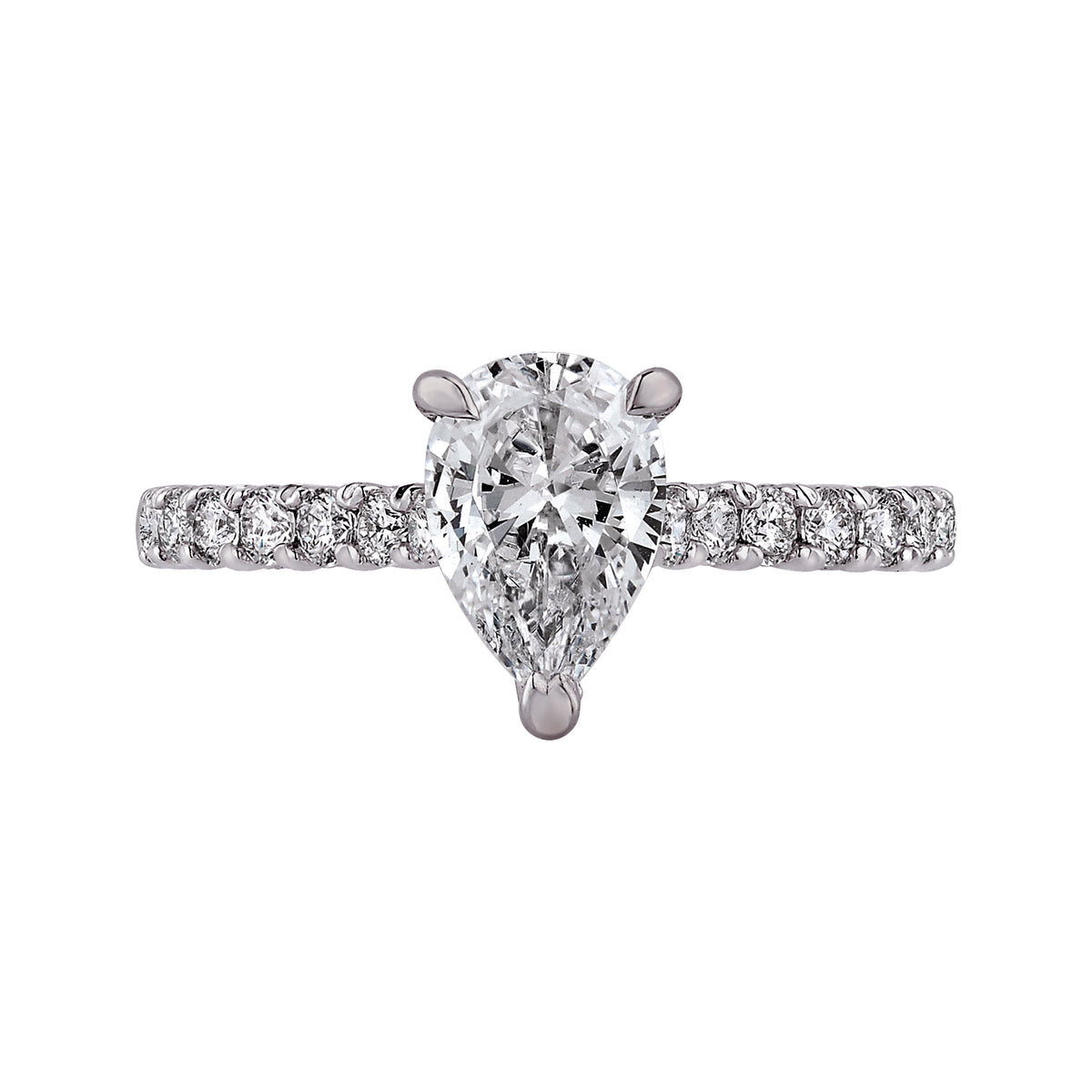 1/2ct. t.w. Diamond Engagement Ring in 14K White Gold