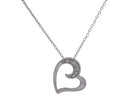 .03ct. t.w. Diamond Heart Pendant in Sterling Silver