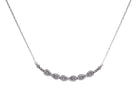 1/6ct. t.w. Diamond Infinity Link Necklace in 14K White Gold