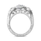 1 1/8ct. t.w. Round Diamond Engagement Ring in 14K White Gold