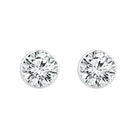 1 1/2ct. t.w. Round Cut Newborn Lab Created Diamond Stud Earrings in 14K White Gold