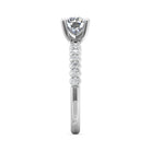1/3ct. t.w. Round Cut Diamond Engagement Ring in 14K White Gold