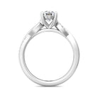 1/10ct. t.w. Diamond Engagement Ring in 14K White Gold