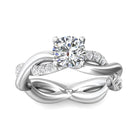 1/3ct. t.w. Round Cut Diamond Engagement Ring in 14K White Gold