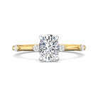 1/7ct. t.w. Diamond Engagement Ring in 14K White and Yellow Gold