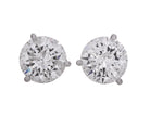 3ct. t.w. Diamond Stud Earrings in 14K White Gold
