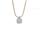 1ct. Diamond Raindrop Pendant in 14K Yellow Gold