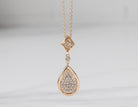 1/6ct. t.w. Diamond Teardrop Pendant in 10K Yellow Gold