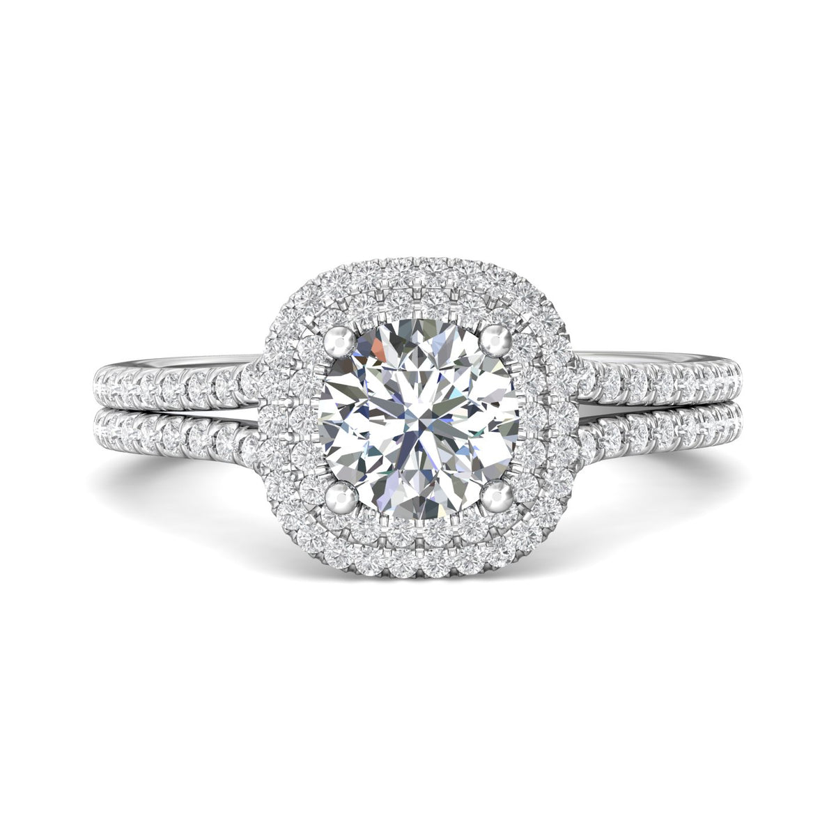1/2ct. t.w. Diamond Engagement Ring in 14K White Gold