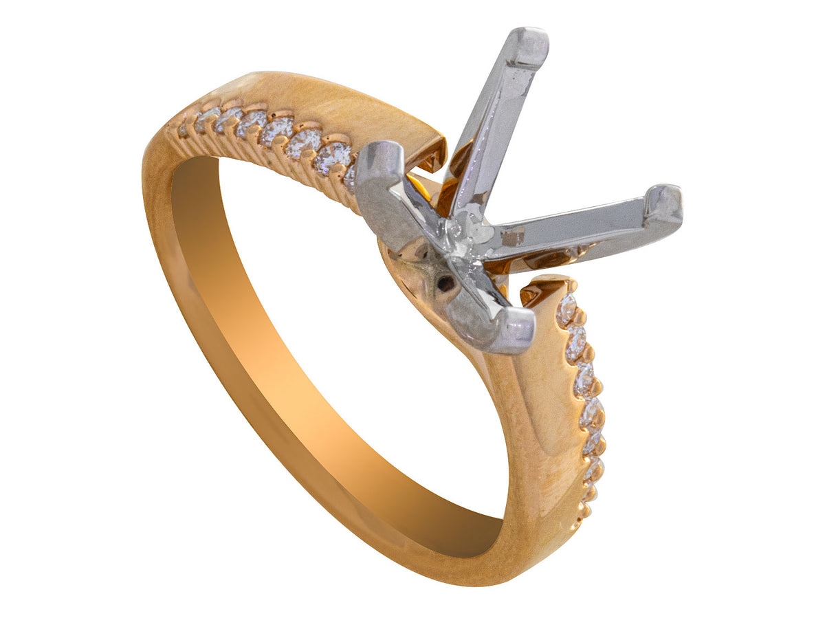 1/7ct. t.w. Diamond Engagement Ring in 14K Yellow Gold