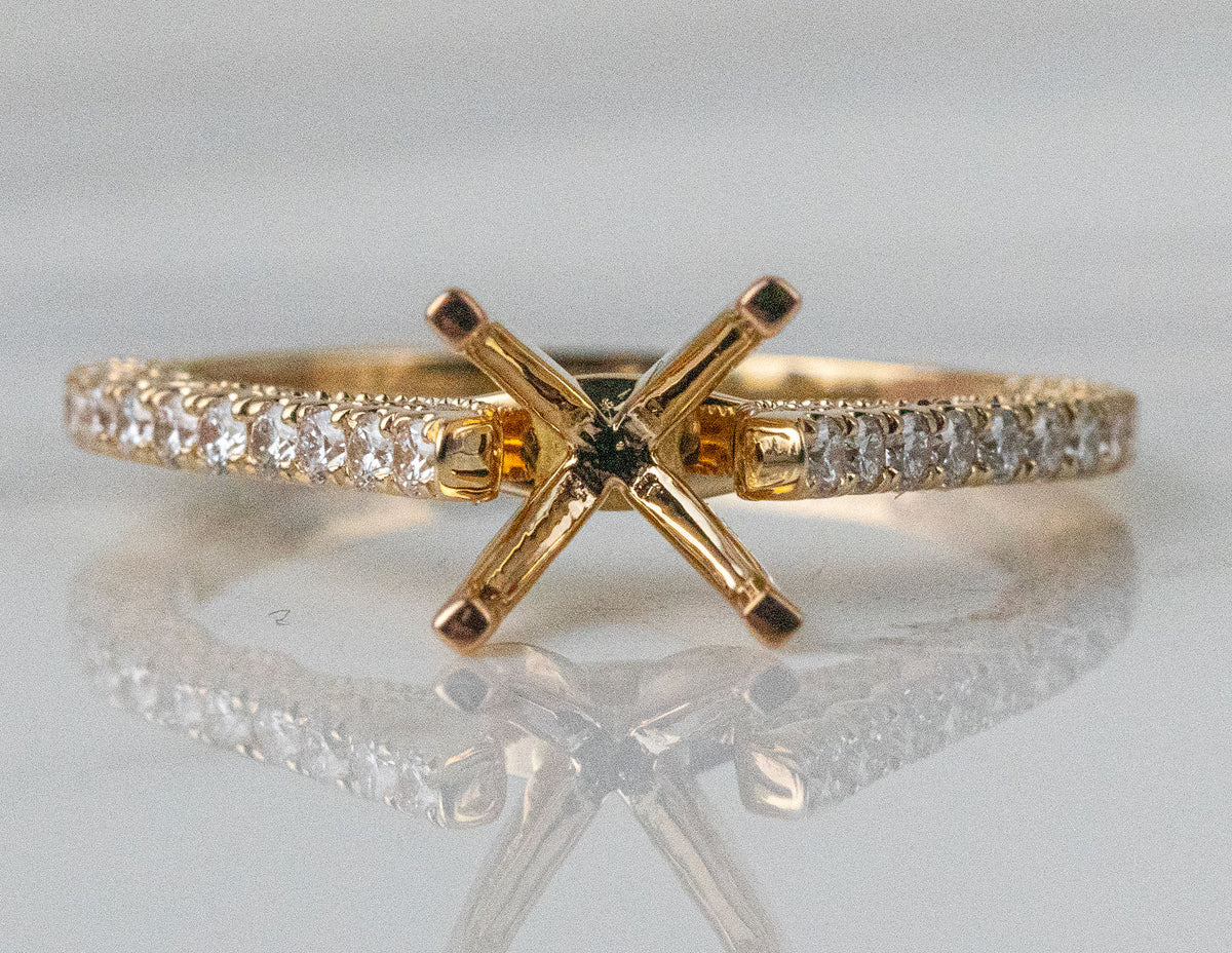 1/3ct. t.w. Diamond Engagement Ring in 14K Yellow Gold