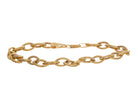 7.5" Marquise Link Chain Bracelet in 14K Yellow Gold