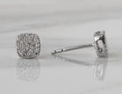 1/4ct. t.w. Cushion Shape Newborn Lab Created Diamond Earrings in Sterling Silver