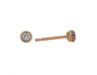1/10ct. t.w. Diamond Bezel Earrings in 10K Yellow Gold