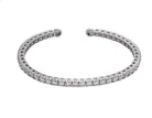 5 1/2ct. t.w. Newborn Lab Created Diamond Cuff Bangle Bracelet in 14K White Gold