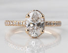 1 7/8ct. t.w. Oval Cut Newborn Lab Created Diamond Engagement Ring in 14K Yellow Gold