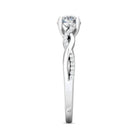 1/10ct. t.w. Diamond Engagement Ring in 14K White Gold