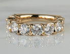 4ct. t.w. Round Cut Newborn Lab Created Diamond Anniversary Ring in 14K Yellow Gold
