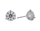3ct. t.w. Round Cut Newborn Lab Created Diamond Stud Earrings in 14K White Gold