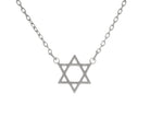 14mm Star of David Pendant in Stainless Steel