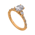 1/4ct. t.w. Round Cut Diamond Engagement Ring in 14K White Gold