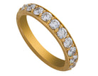 1ct. t.w. Diamond Beadset Channel Anniversary Ring in 14K Yellow Gold