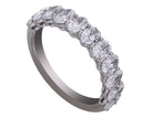 2ct. t.w. Oval Cut Newborn Lab Created Diamond Anniversary Ring in 14K White Gold