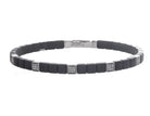 Titanium and 14K Yellow Gold Flexie Bangle Bracelet