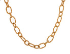 18" Gold Ion-Plated Stainless Steel Fancy Cable Link Chain