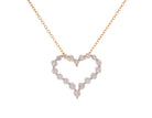 1/2ct. t.w. Diamond Heart Pendant in 14K Yellow Gold