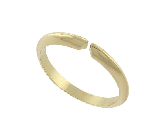 14K Yellow Gold Solitaire Engagement Ring