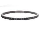 2/5ct. t.w. Diamond Flexie Bangle Bracelet in 14K White Gold and Titanium
