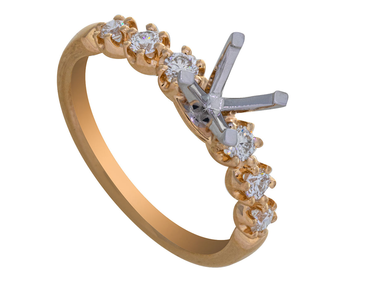 1/3ct. t.w. Diamond Engagement Ring in 14K Yellow Gold