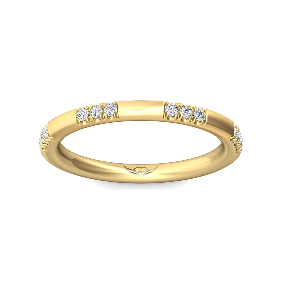 1/7ct. t.w. Diamond Wedding Band in 14K Yellow Gold