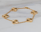 3/4ct. t.w. Diamond Clover Bracelet in 14K Yellow Gold
