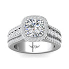 1 1/10ct. t.w. Diamond Engagement Ring in 14K White Gold
