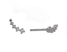 1/10ct. t.w. Diamond Climber Earrings in 10K White Gold