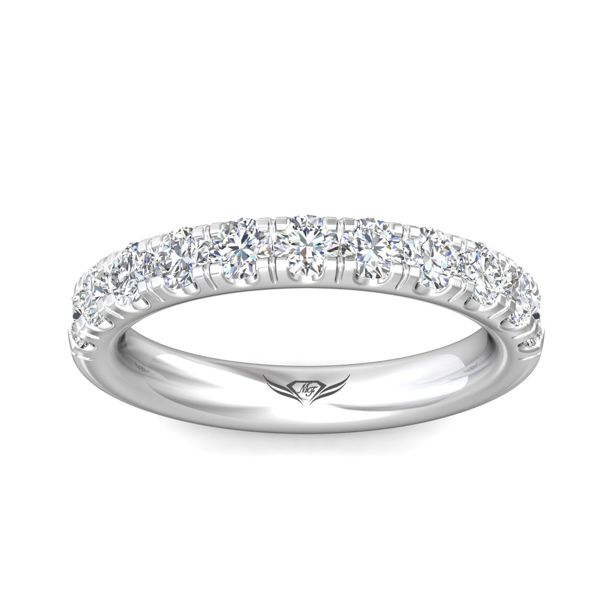 1ct. t.w. Diamond Wedding Band in 14K White Gold