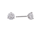 3/4ct. t.w. Round Cut Newborn Lab Created Diamond Stud Earrings in 14K White Gold