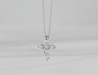 1/4ct. t.w. Diamond Cross Pendant in 14K White Gold