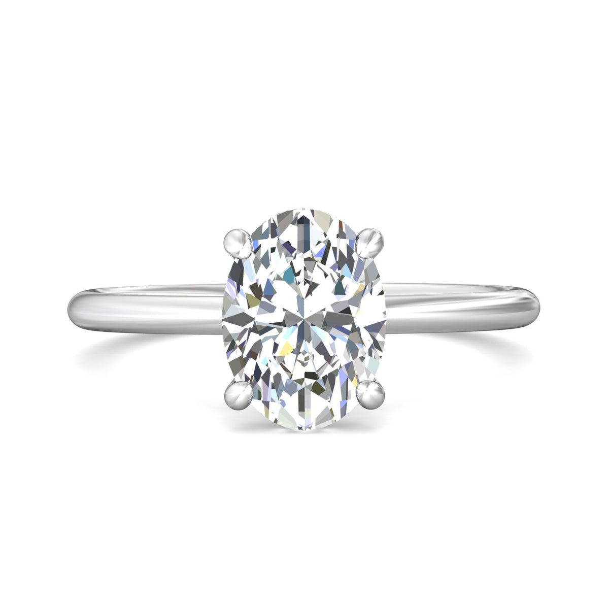 .06ct. t.w. Diamond Engagement Ring in 14K White Gold