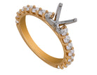 9/10ct. t.w. Kessler 81 Diamond Engagement Ring in 18K Yellow Gold