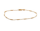 7.25" Bar Cable Chain Bracelet in 14K Yellow Gold