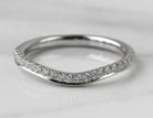 1/4ct. t.w. Chevron Diamond Anniversary Ring in 14K White Gold