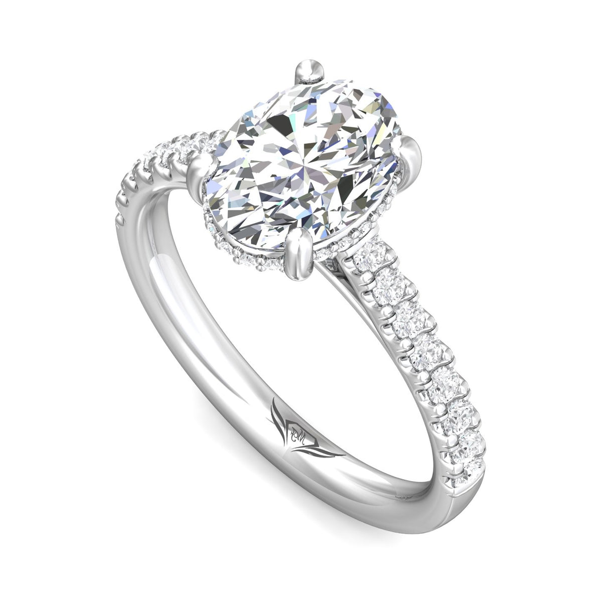 2/5ct. t.w. Diamond Engagement Ring in 14K White Gold