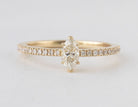 2/5ct. t.w. Marquise Cut Diamond Promise Ring in 10K Yellow Gold