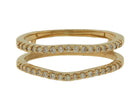 14K Yellow Gold Wedding Wrap Ring
